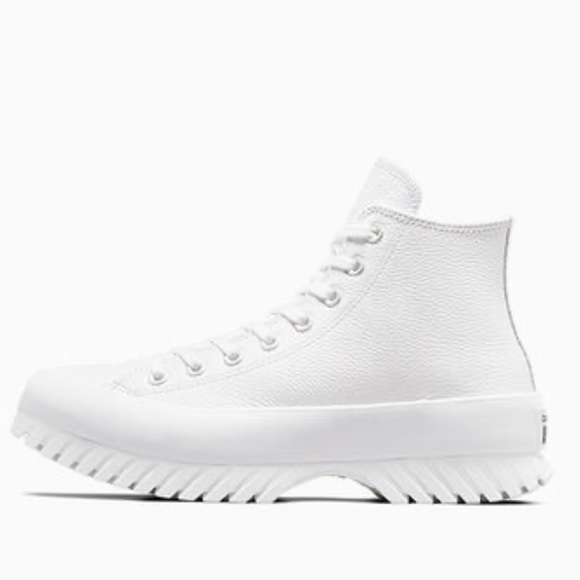 Converse White Genuine Leather Chuck Taylor All Star Lugged 2.0 - Picture 8 of 8